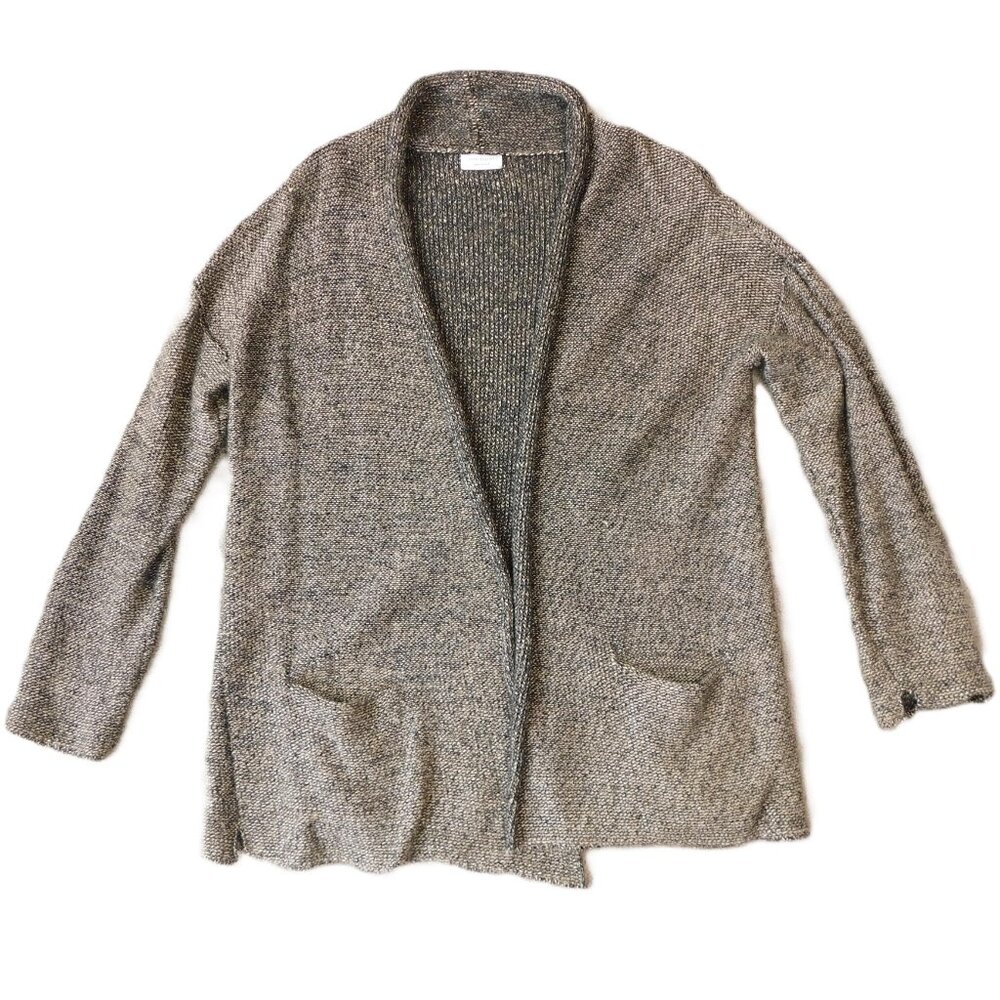 John Elliott Linen Cotton Shawl Collar Open Cardigan | Dark Gray | EUC | Small - Picture 10 of 10